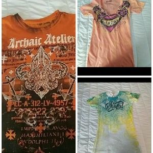 Sinful & Affliction shirts